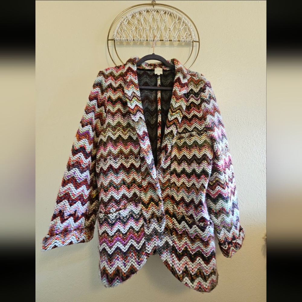 Ellison Textured Knit Blazer